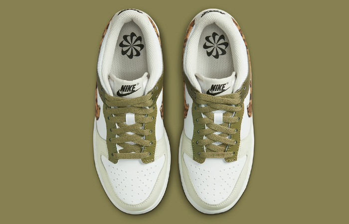 Nike Dunk Low GS Leopard Olive DX9282-100 - Fastsole