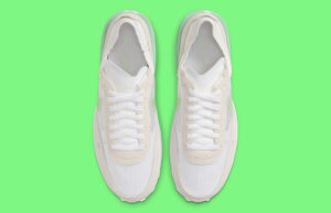 Nike Waffle One Off White Green DX2647-100 up