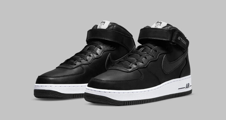 Stealthy Stussy x Nike Air Force 1 Mid 