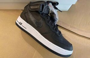 Stussy Nike Air Force 1 Mid Black DJ7840-001 02