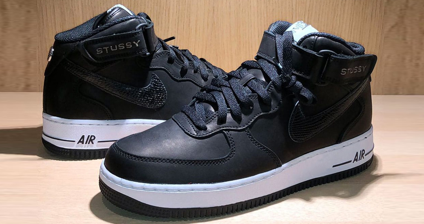Stussy's Nike Air Force 1 Mids Will Be Available This Week 06