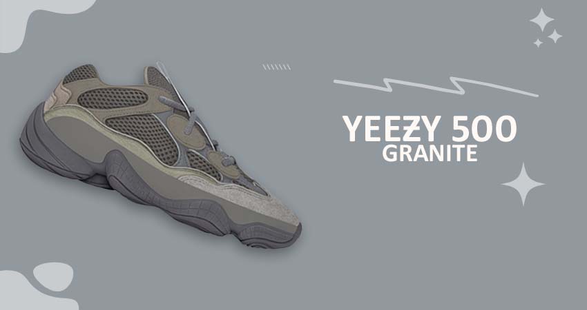 Yeezy 500 "Granite" Is Ready To Drop On May 14th