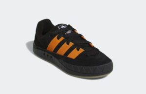 adidas Adimatic Black Orange GX8976 front corner