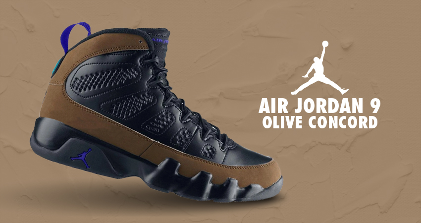 Dropping at January 7th 2023 Is The Air Jordan 9 “Light Olive” featured image