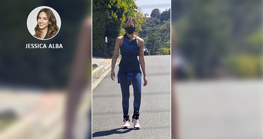 Jessica Alba worn by adidas ultra boost