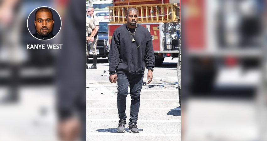 Kanye West worn by adidas ultra boost