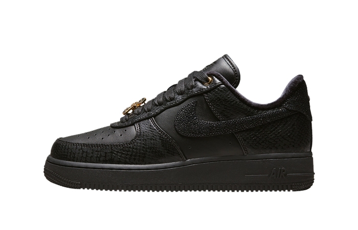Nike Air Force 1 Low 40th Anniversary Black Gold Womens DX6035-001 featured image