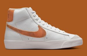 Nike Blazer Mid 77 White Orange DX8948-100 right
