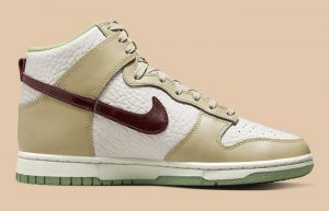 Nike Dunk High Brown Green right