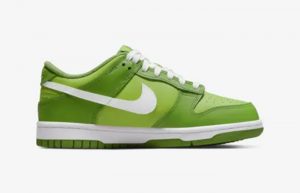 Nike Dunk Low Chlorophyll Vivid Green Older Kids DH9765-301 right