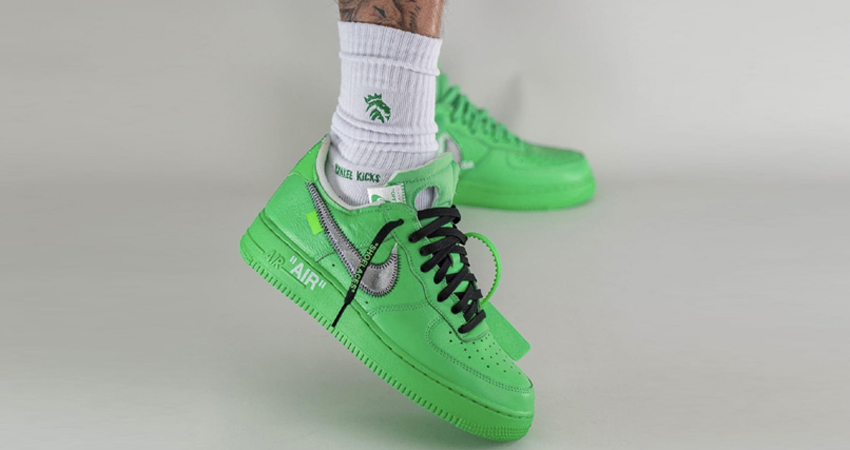 Off-White x Nike Air Force 1 Low Green Brooklyn Museum