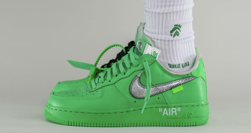 Nike Surprising Fans With Off-White x Air Force 1 Low “Light Green Spark” 03