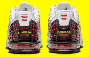 Nike TN Air Max Plus 3 White Multi GS DX9263-100 back