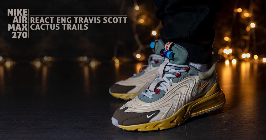 Travis Scott Nike Air Max 270 React Cactus Jack Brown CT2864-200