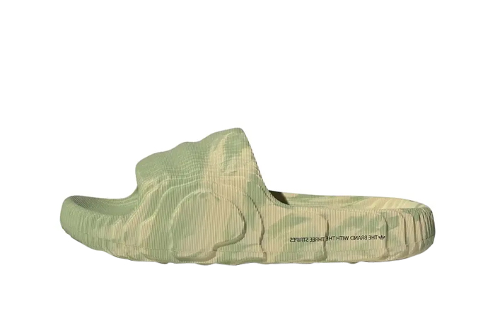 adidas Adilette 22 Slides Magic Lime Desert Sand GY1597 featured image