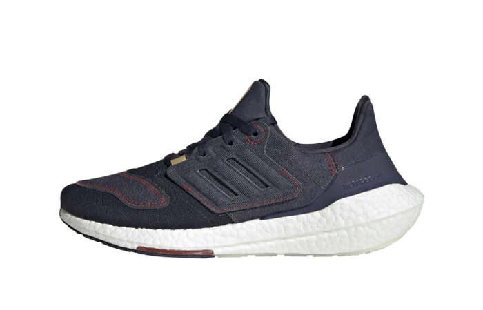 adidas Ultraboost 22 Shadow Navy Vivid Red GX9146 featured image