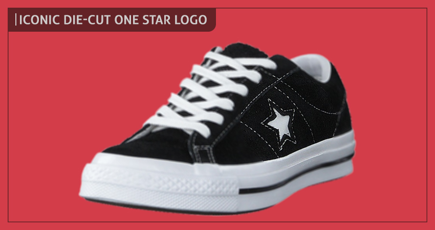  Converse one star Rubber outsole Iconic die-cut logo