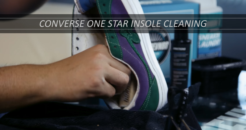 How to clean the Converse One Star insole