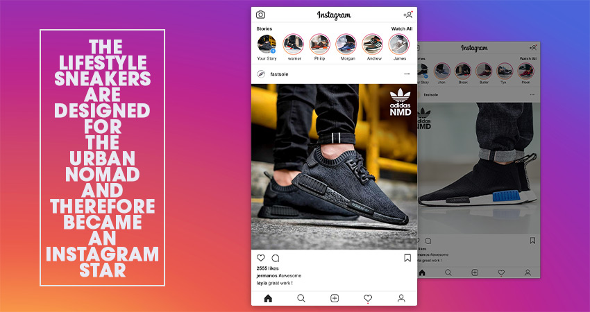 adidas NMD is on instagram