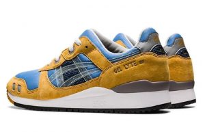 ASICS Gel-Lyte 3 Green Tambourine 1201A568-400 back corner