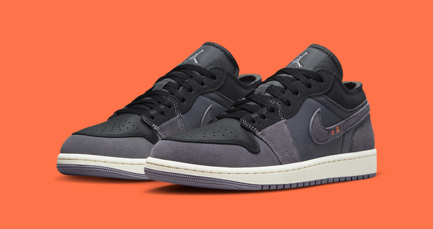 Air Jordan 1 Inside Out Appears In A Black And Grey Colourway 02