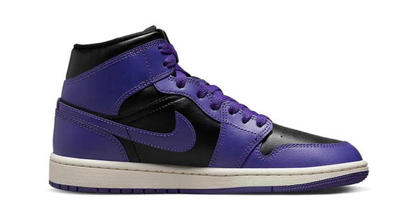 Air Jordan 1 Mid Goes Back To Basics With Purple and Black 01