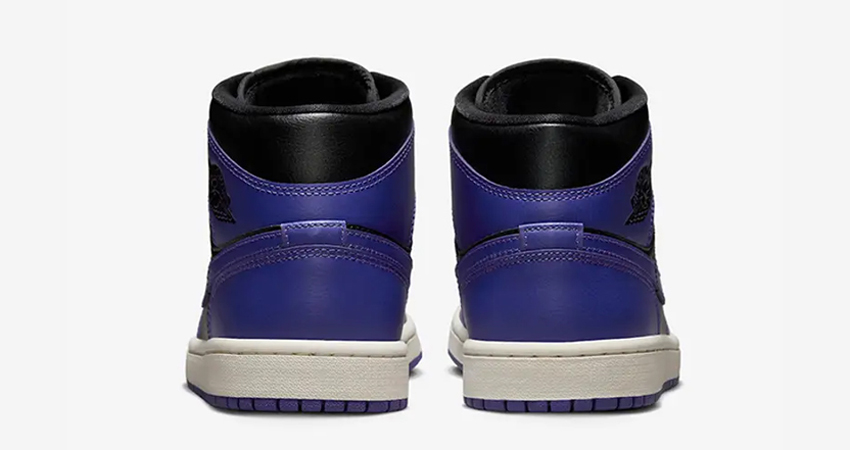 Air Jordan 1 Mid Goes Back To Basics With Purple and Black 04
