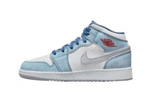 Air Jordan 1 Mid SE GS French Blue Fire Red DR6235-401 featured image