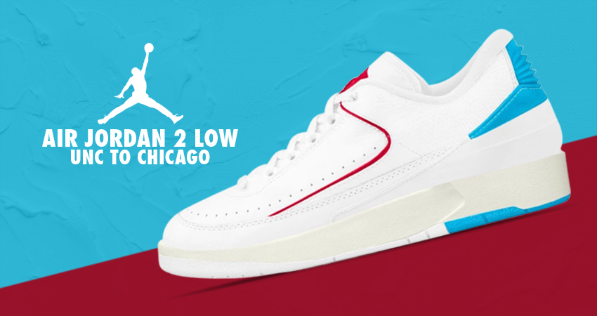Air Jordan 2 Low “UNC To Chicago” Set To Release In March 8th 2023 featured image