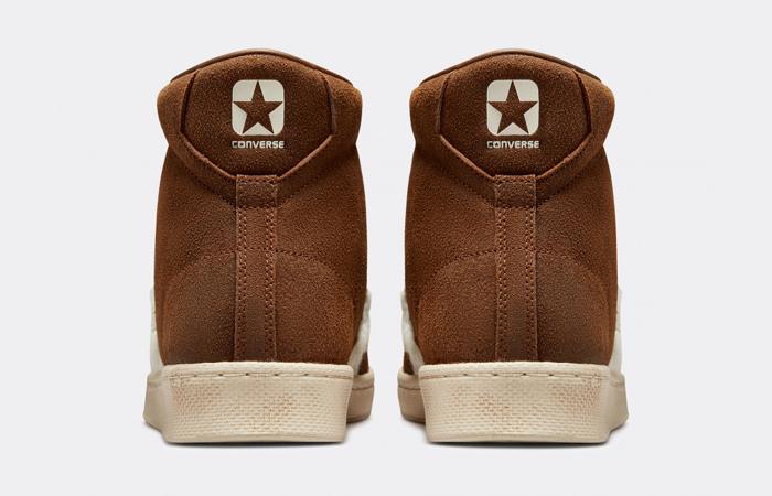 Barriers Converse Pro Leather Brown A01787C back