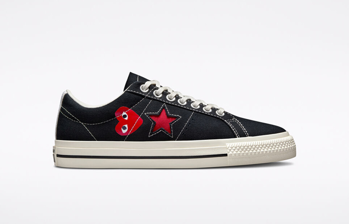 Comme des Garcons Play x Converse One Star Low Black A01791C right
