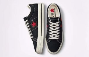 Comme des Garcons Play x Converse One Star Low Black A01791C up
