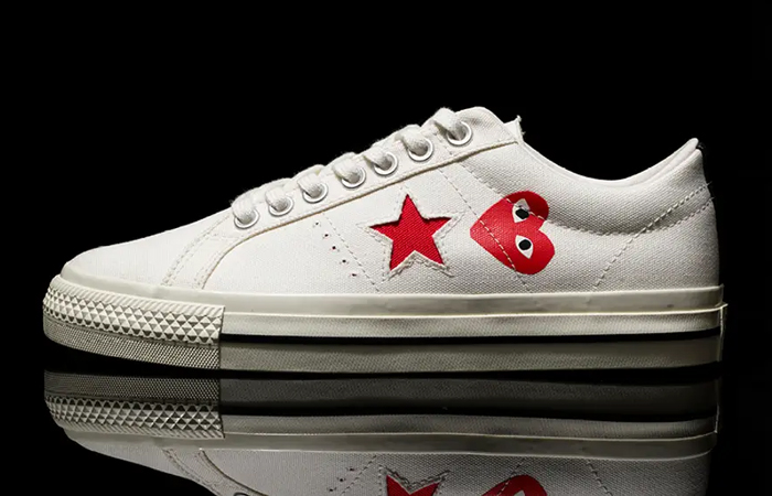 Comme des Garcons Play x Converse One Star Low White A01792C 01