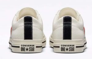Comme des Garcons Play x Converse One Star Low White A01792C back