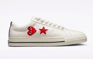 Comme des Garcons Play x Converse One Star Low White A01792C right