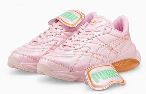 DUA LIPA x PUMA Cell Dome King ML Pink Carrot 387291-04 01