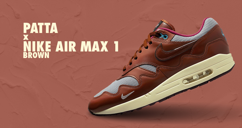 First Look At Patta x Nike Air Max 1 in Brown