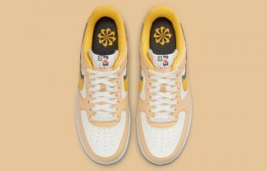 Nike Air Force 1 82 Tan White DX6065-171 up