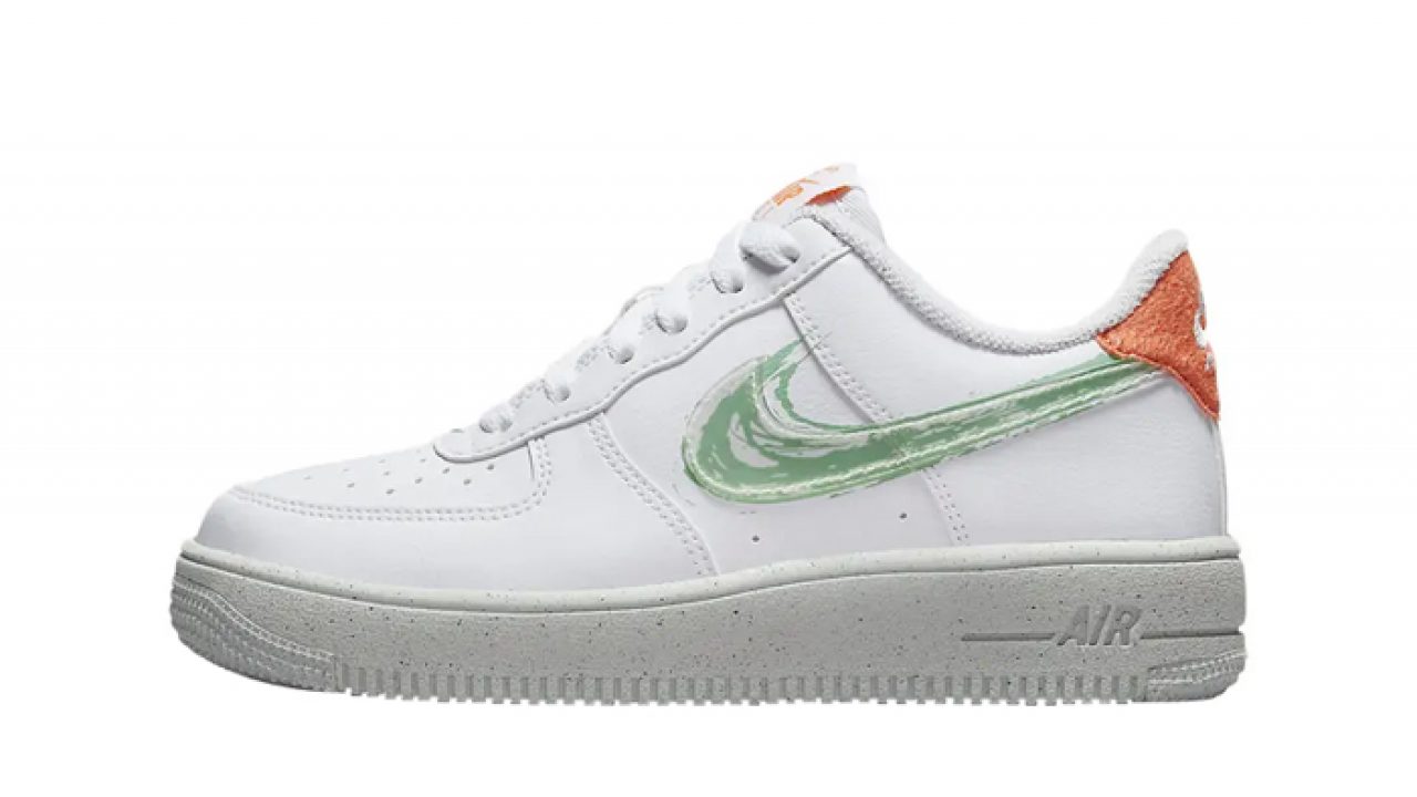 nike air force one brushstroke