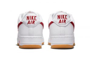 Nike Air Force 1 Low Since 82 White Red DJ3911-102 back