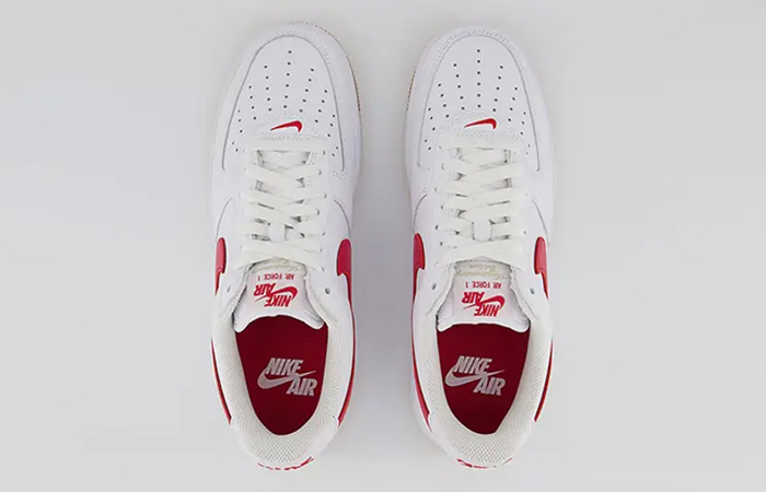 Nike Air Force 1 Low Since 82 White Red DJ3911-102 up
