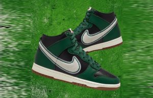 Nike Dunk High Chenille Green Black DR8805-001 02