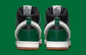 Nike Dunk High Chenille Green Black DR8805-001 back