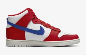 Nike Dunk High USA Red White Blue DX2661-100 right