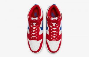 Nike Dunk High USA Red White Blue DX2661-100 up
