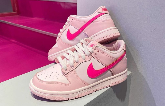 Nike Dunk Low Gs Triple Pink Dh9765-600 - Where To Buy - Fastsole