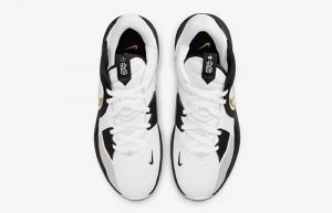 Nike Kyrie 5 Low White Metallic Gold Black DJ6012-101 up