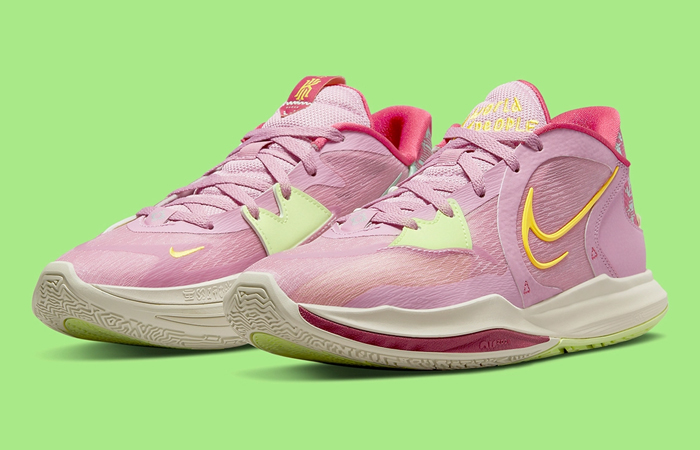 Nike Kyrie Low 5 Orchid DJ6012-500 front corner