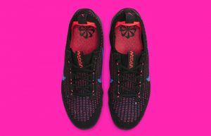 Nike Vapormax Flyknit 2021 Black Pink Purple DX2355-001 up