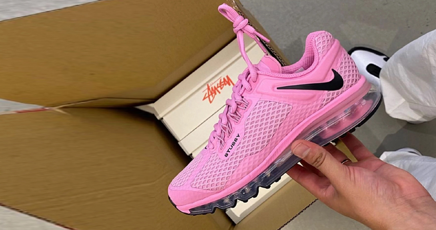 Stussy x Nike Air Max 2015 Surfaces In Pink And Black Makeup 01